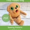 Tiny Puppy Dog pattern and tutorial