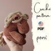 amolka_crochet /Plush Pony amigurumi, crochet TUTORIAL. PDF / patternsfrombabushka / horse pattern / pony crochet pattern / daily doll /