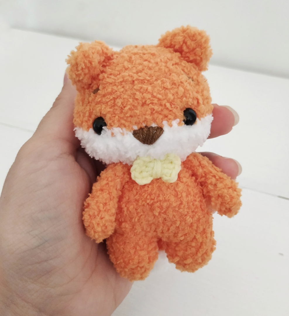 crochet pattern soft toy 3in1 bunny, fox, bear - DailyDoll Shop