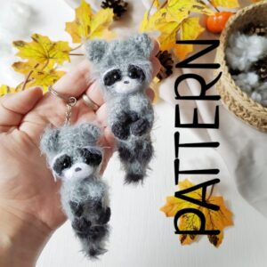 crochet pattern raccoon
