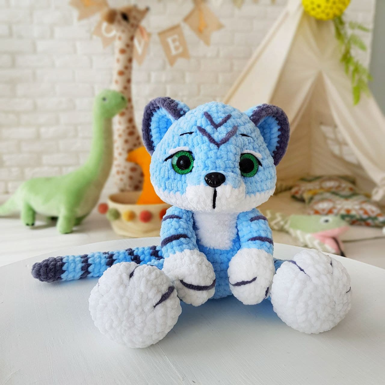 Tiger Cat Amigurumi Crochet - Plush toy stuffed animal shops