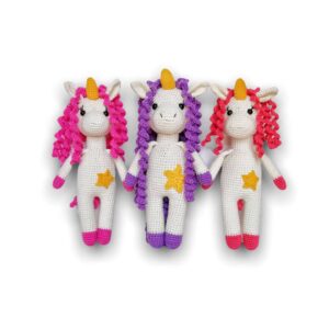 Crochet amigurumi unicorn doll Pattern