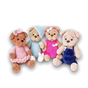 Plush amigurumi crochet teddy bear patterns
