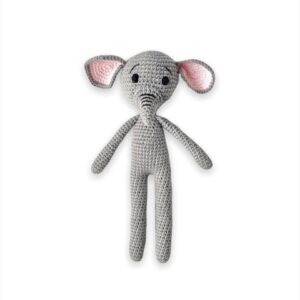 Crochet amigurumi elephant pattern doll