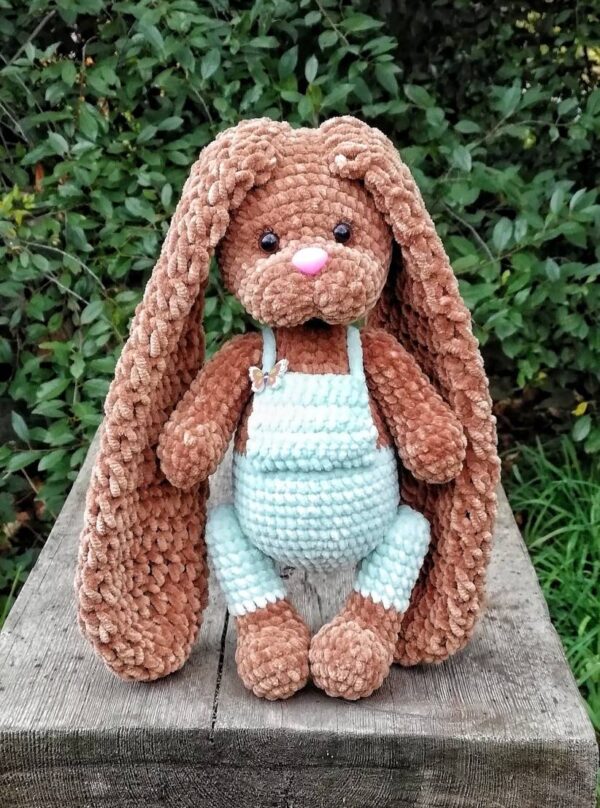 Crochet amigurumi bunny pattern plush