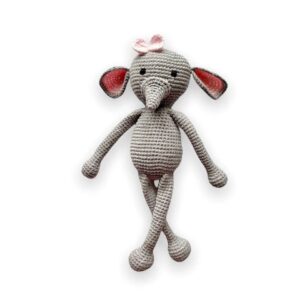 Crochet amigurumi elephant pattern doll
