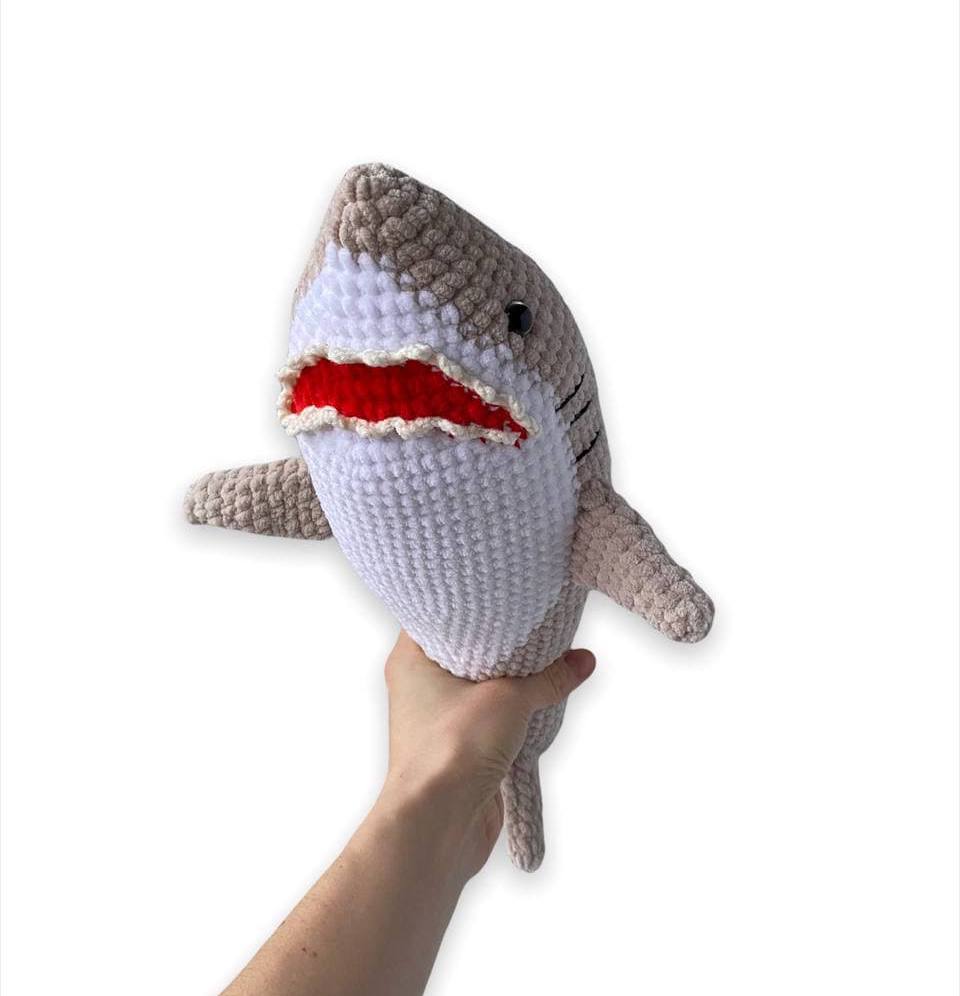Crochet amigurumi plush shark pattern 6 Crochet amigurumi plush shark pattern