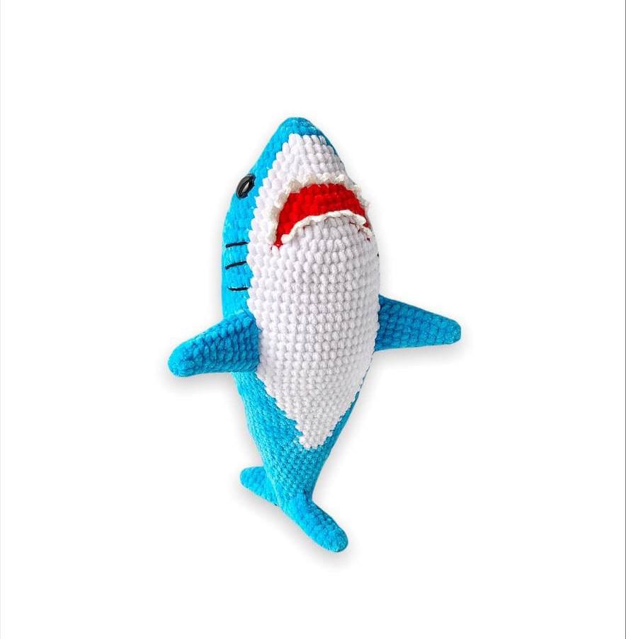 Crochet amigurumi plush shark pattern 12 Crochet amigurumi plush shark pattern