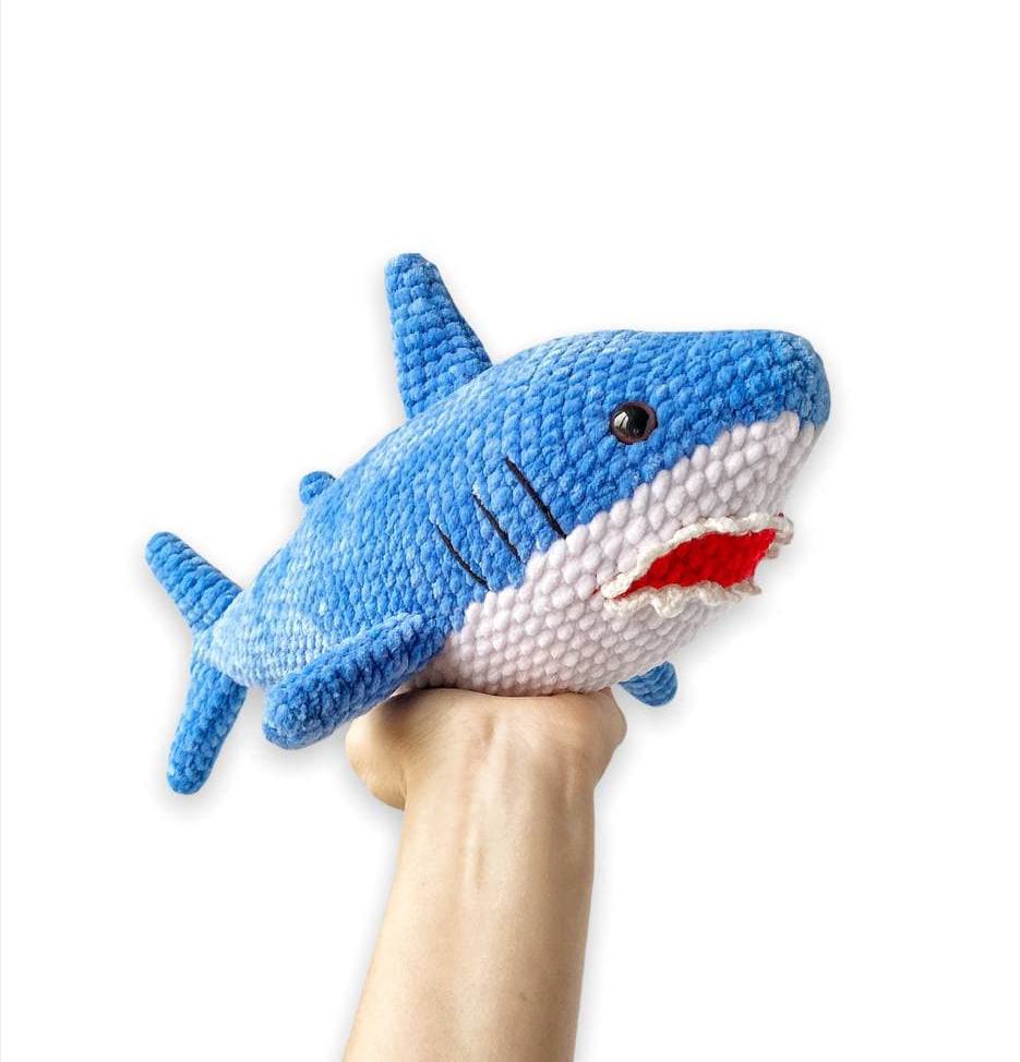 Crochet amigurumi plush shark pattern 9 Crochet amigurumi plush shark pattern