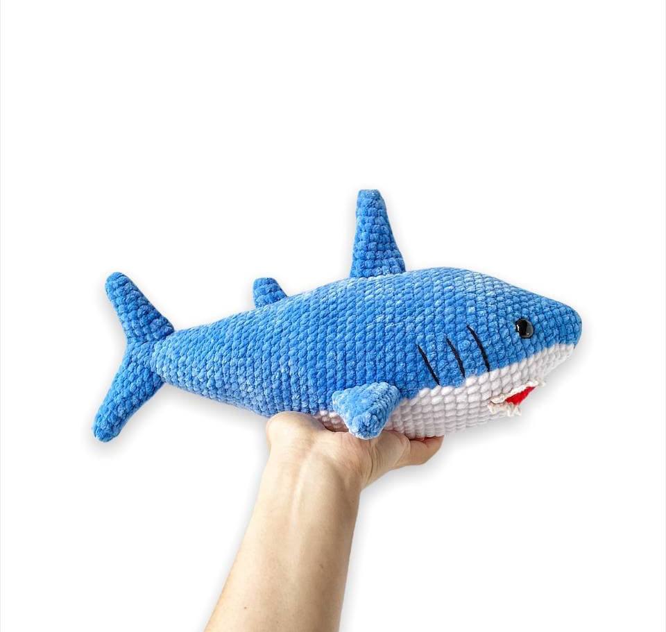 Crochet amigurumi plush shark pattern 8 Crochet amigurumi plush shark pattern