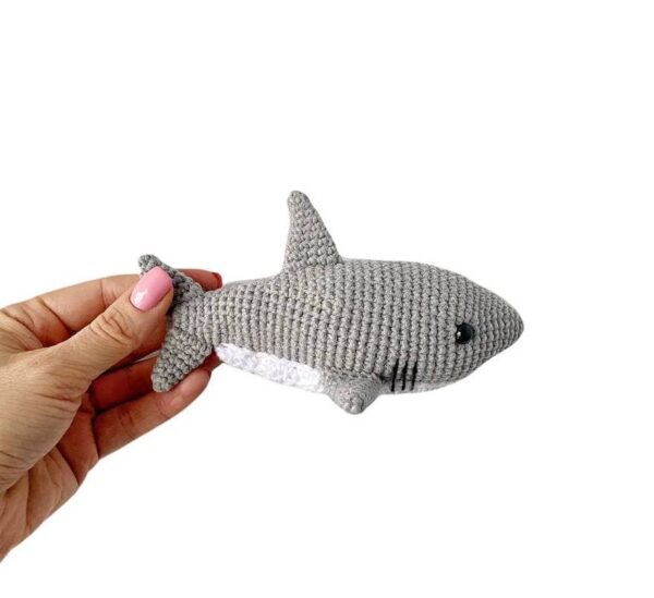 Crochet amigurumi shark pattern
