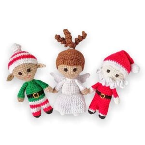 Crochet toys christmas pattern