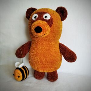 Soft Plush Toy Winnie the Pooh, Amigurumi,Winnie the Pooh Crochet