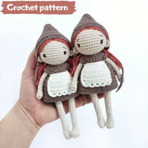 Crochet doll | Amigurumi | Evi the Doll | Bosikosha crochet pattern