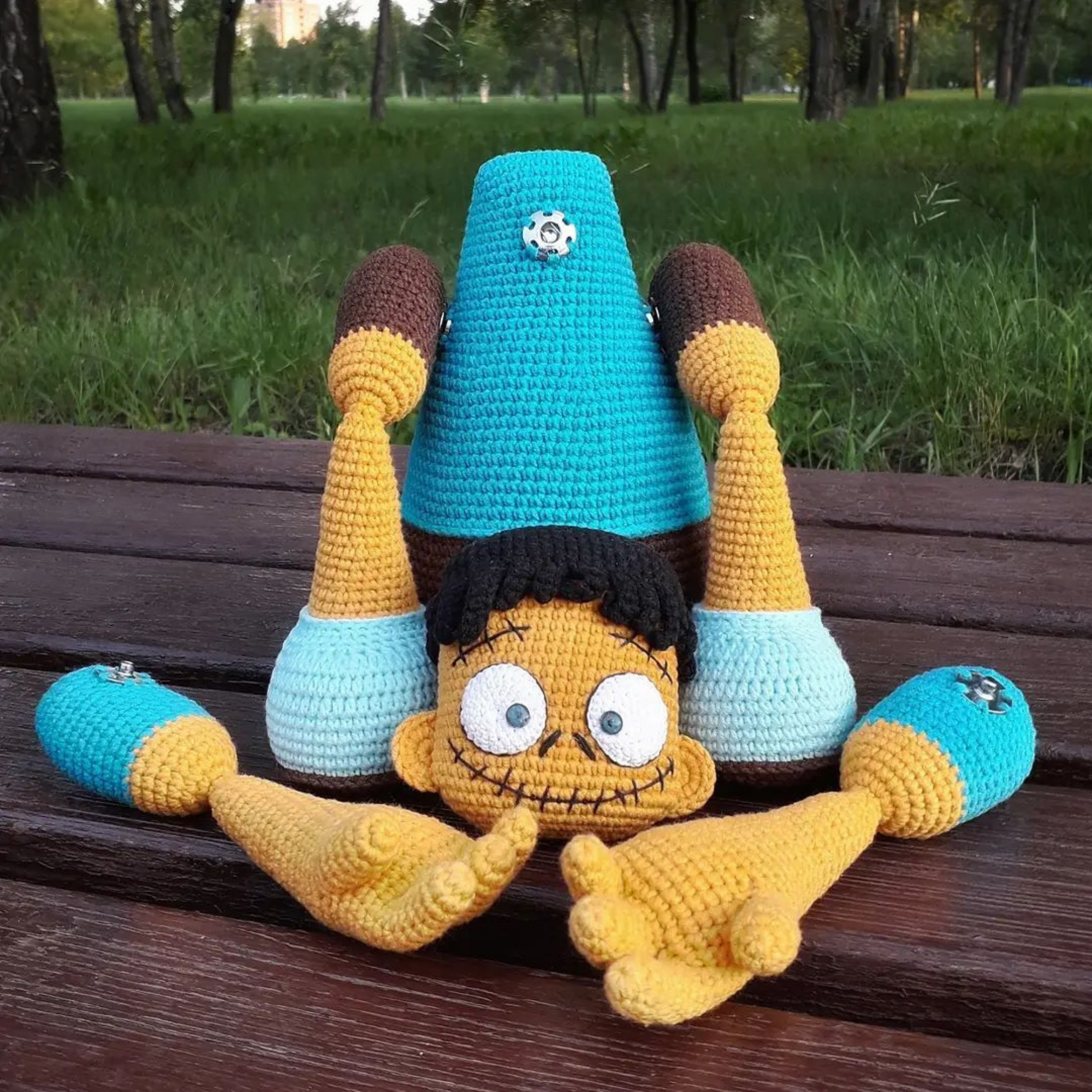 Zombie FRANKIE Crochet pattern amigurumi toy momzombiedoll 1 Zombie FRANKIE