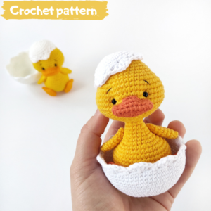 Crochet toy | Amigurumi | Venya the Duckling | Bosikosha crochet pattern