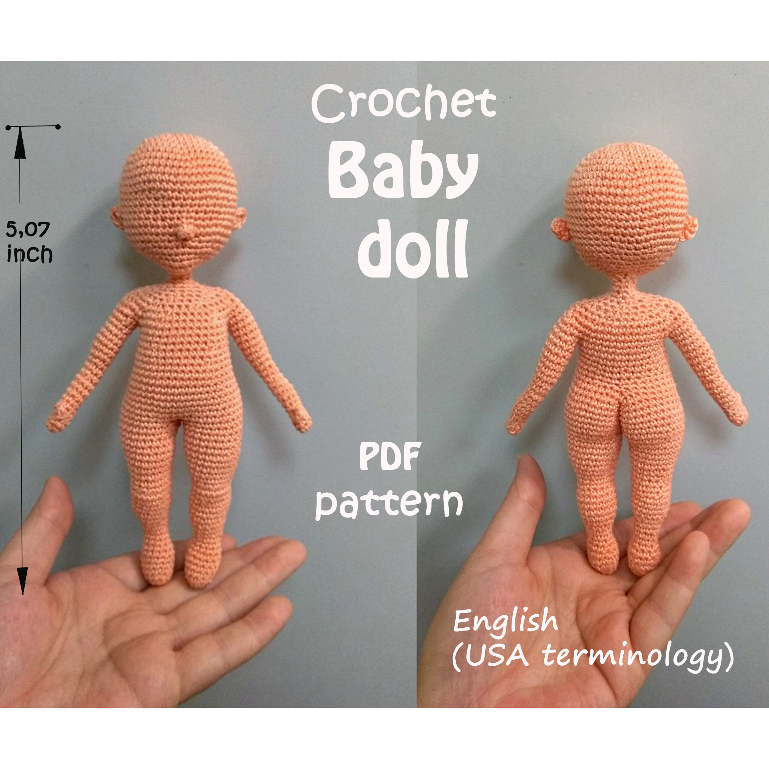 Crochet baby sales doll pattern