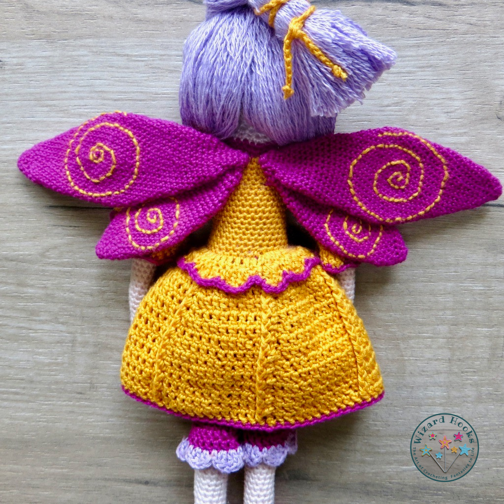 Crochet tooth fairy doll hot sale pattern