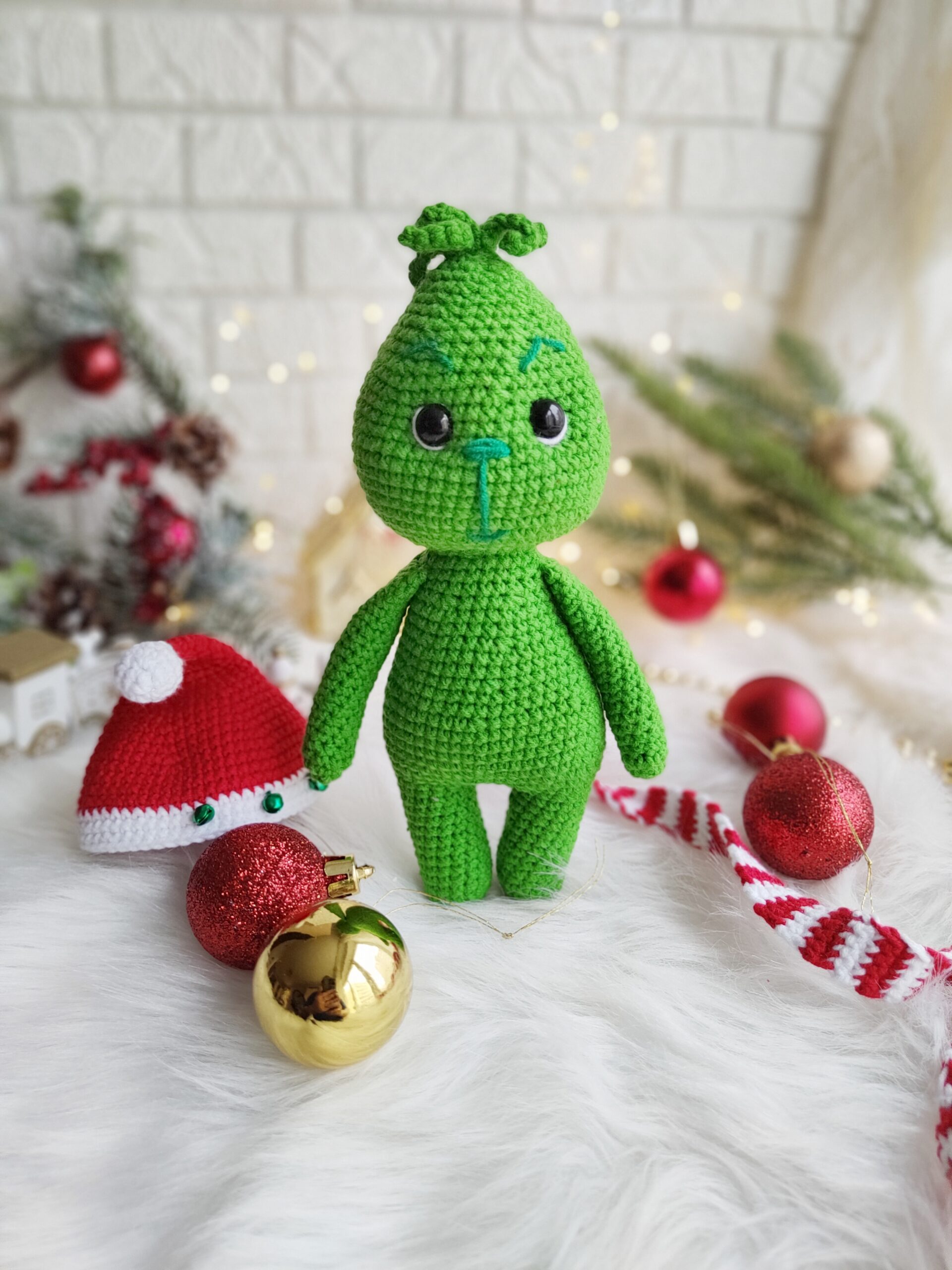 Modèle de crochet poupée Grinch de Noël modèle amigurumi pdf - DailyDoll  Shop