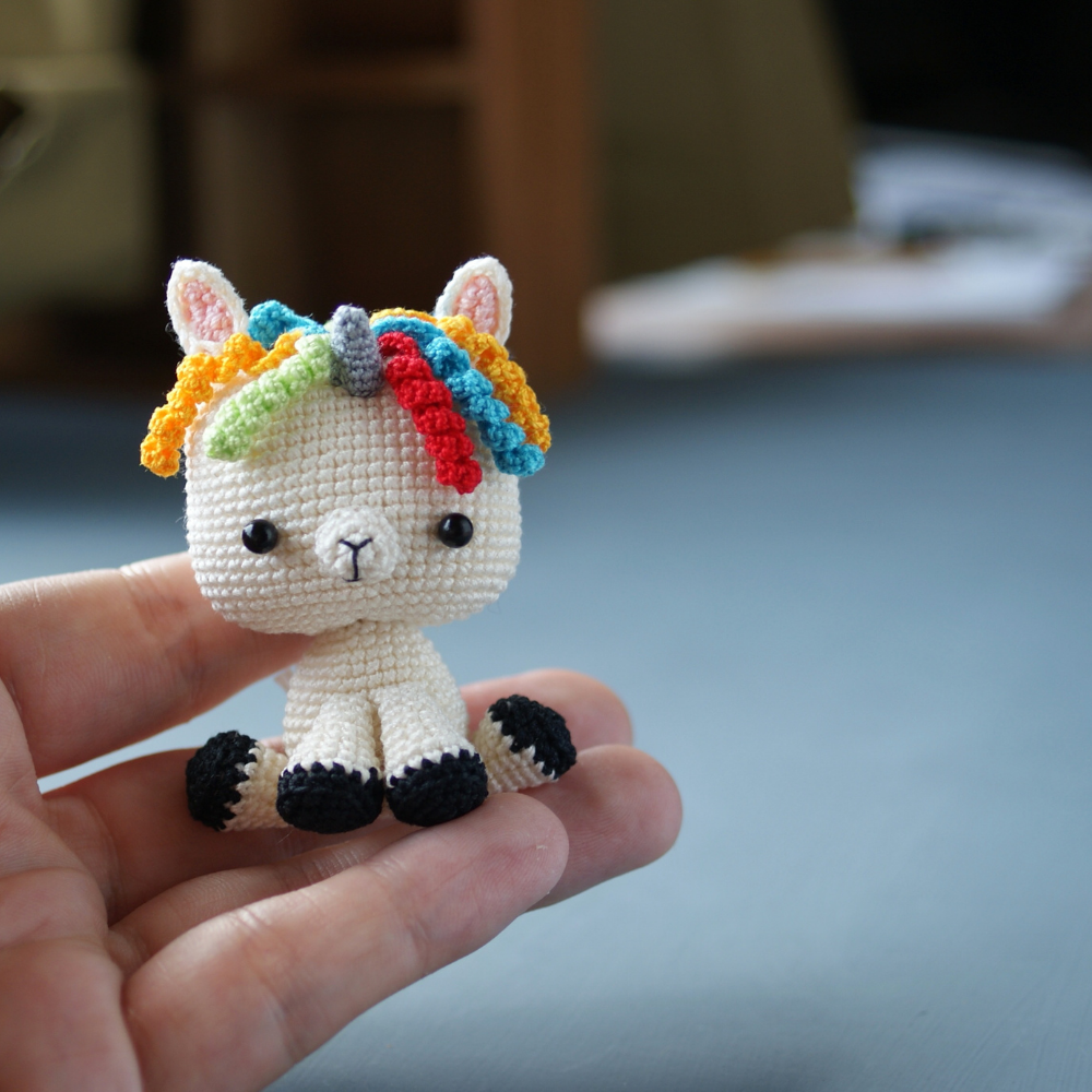 Unicorn pdf amigurumi crochet pattern - DailyDoll Shop