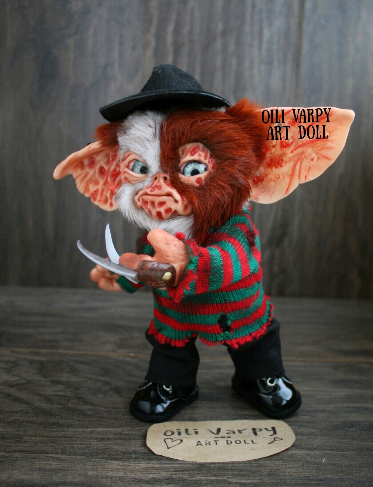 Gremling Art Doll- MADE TO on sale ORDER