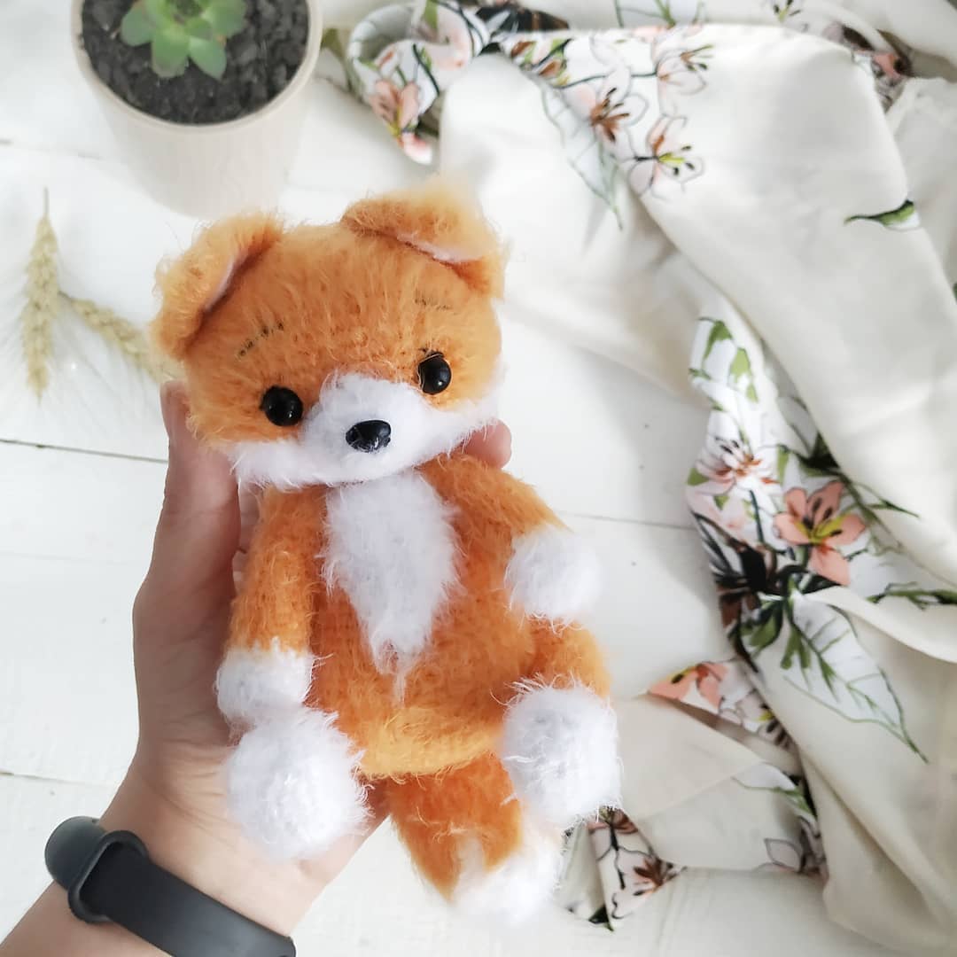 long fox plush