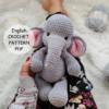 motif éléphant au crochet