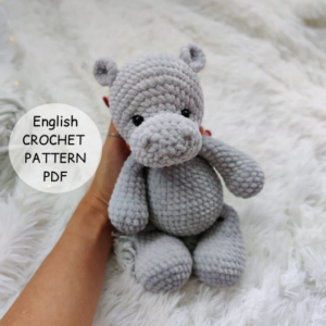 crochet hippo pattern