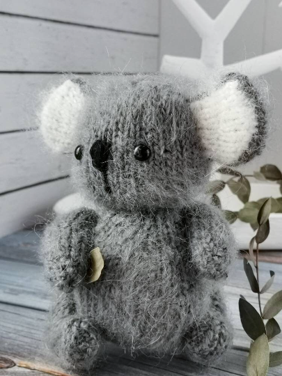 Baby koala knitting pattern Australian bear PDF English pattern 7 Без названия 4 6