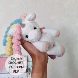 modèle de licorne au crochet