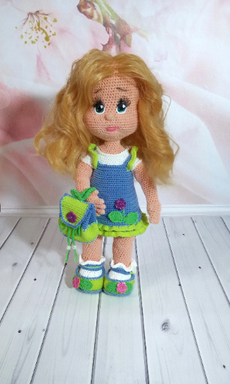 Crochet Doll fancy nancy doll crochet cotton doll accessories 2 Без названия 68 1
