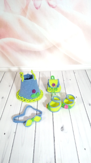 Crochet Doll fancy nancy doll crochet cotton doll accessories 6 Без названия 72 2