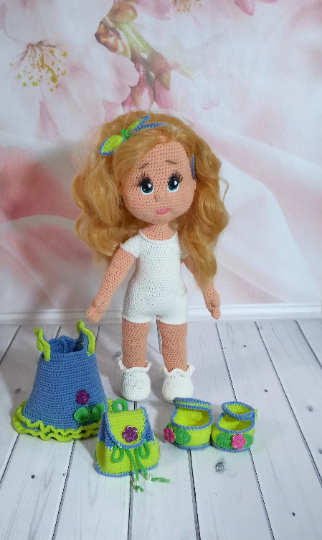 Crochet Doll fancy nancy doll crochet cotton doll accessories 7 Без названия 73 2