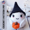 Amigurumi crochet pattern Ghost | AnnaForesPatterns