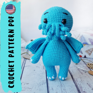 Amigurumi crochet pattern Cthulhu | AnnaForesPatterns