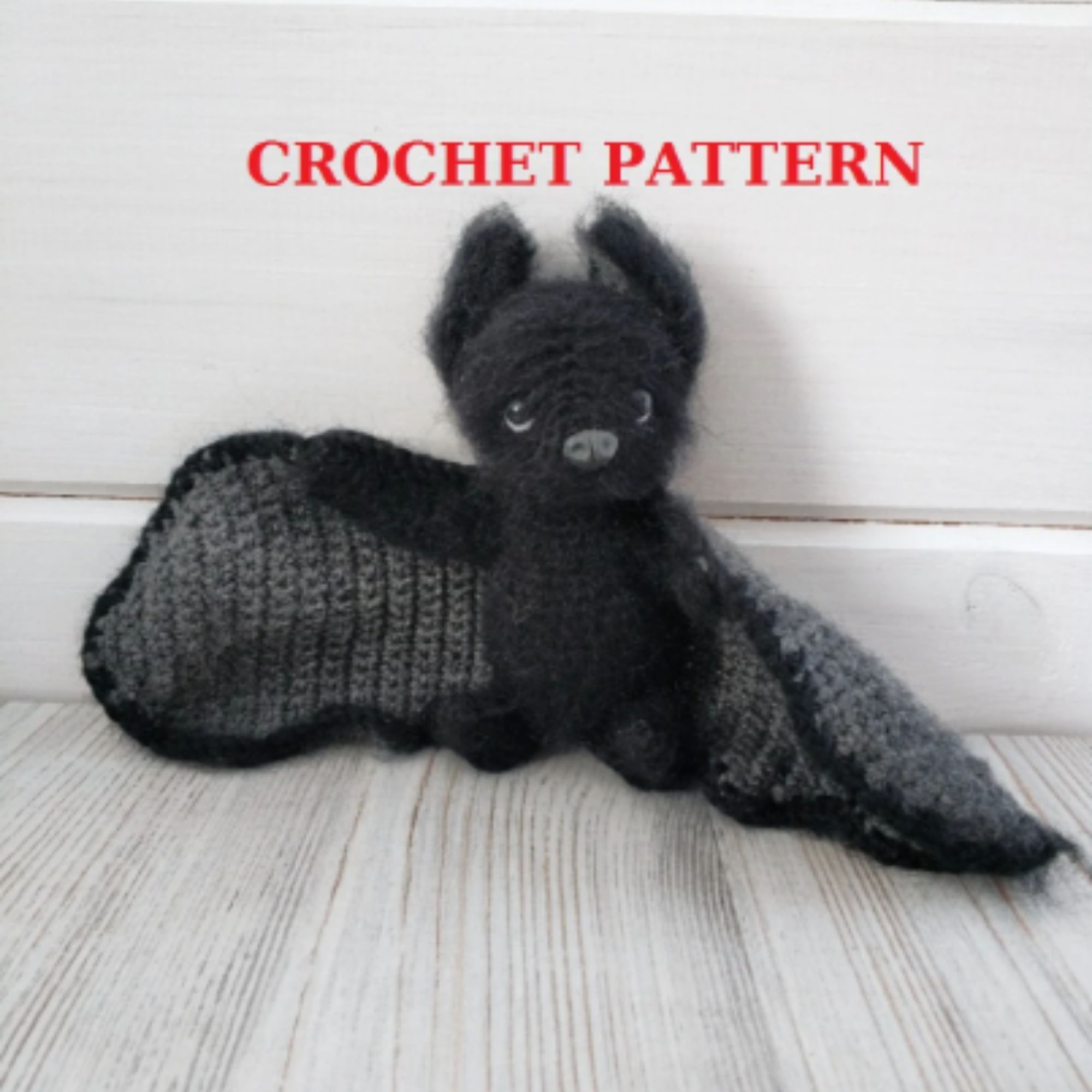 Crochet pattern bat toy amigurumi halloween gift US and UK terms 8 Дизайн без названия 13