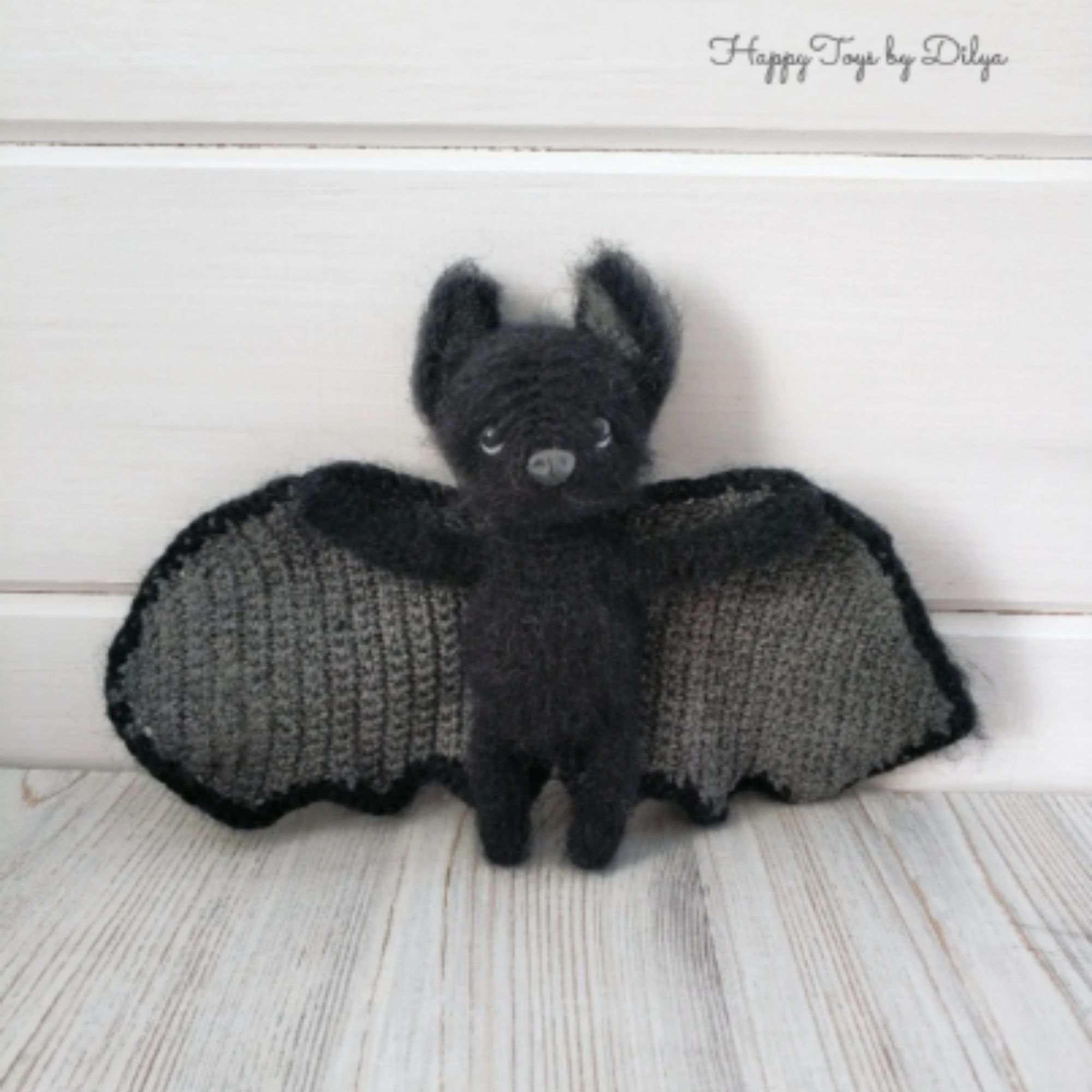 Crochet pattern bat toy amigurumi halloween gift US and UK terms 6 Дизайн без названия 6 1