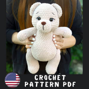 Crochet Teddy Bear Pattern in English PDF