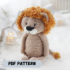 Amigurumi animal lion crochet pattern