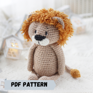 Amigurumi animal lion crochet pattern