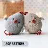 Amigurumi bird chicken crochet pattern for Easter