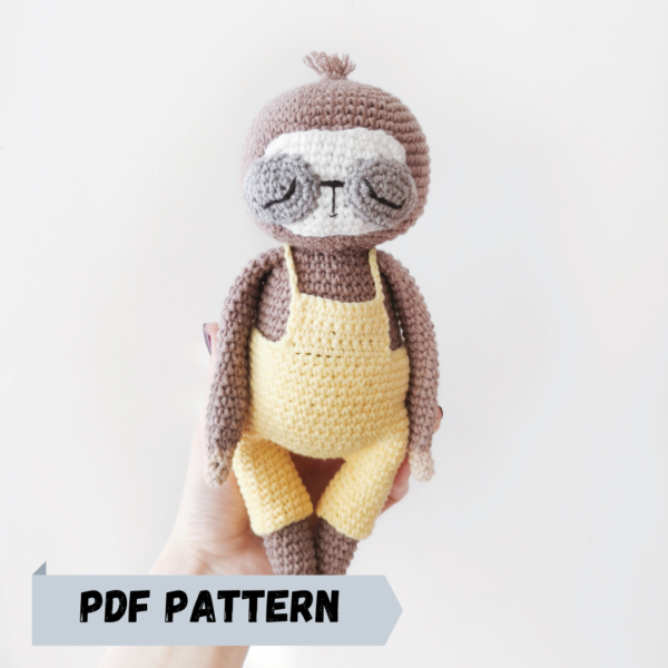 amigurumi animal sloth pattern pdf