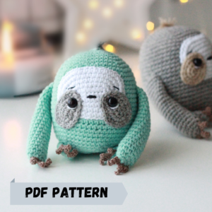 Sloth amigurumi crochet pattern