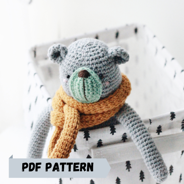 Amigurumi animal bear crochet pattern