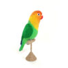Crochet peach-faced lovebird