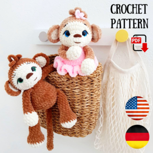 Crochet monkey pattern