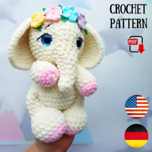 crochet elephant pattern