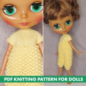 Modèle de combinaison à tricoter pour la poupée Blythe