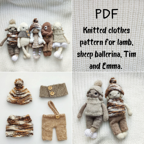 knitted clothes for toys