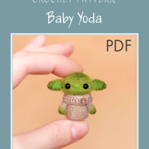 Crochet PATTERN Baby Alien Amigurumi